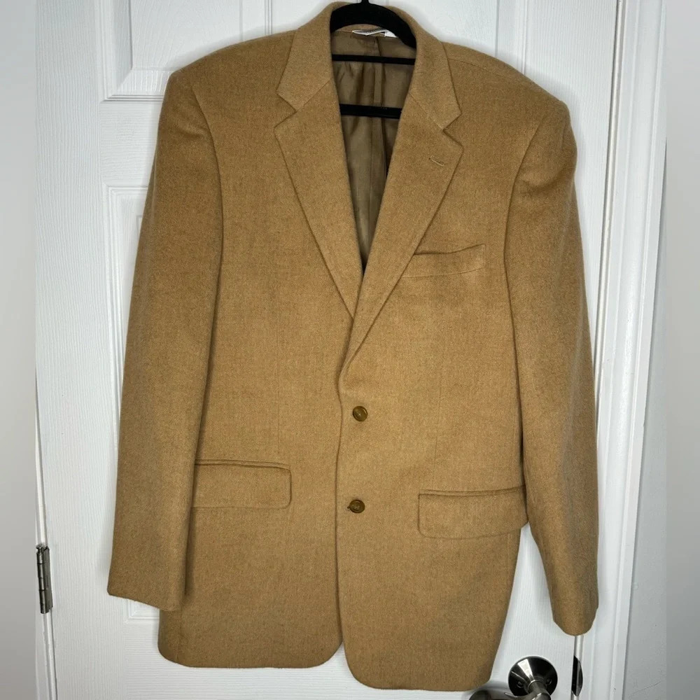 Joseph & Feiss International 100% Camel Hair‎ 40 Long Mens Blazer Sports Coat